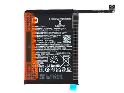 Xiaomi Redmi Note 12 5G - BN5J Battery 5000 mAh + Adhesive