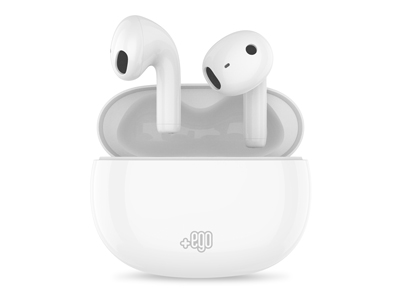 Apple iPhone 14 Pro Max - TWS BT Earphones Round Beat White