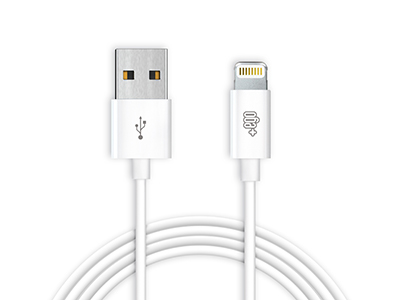 Apple iPod Touch 5 Generation - Sync Data and Charging cable Usb A - Lightning White 1 mt.