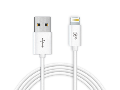 Apple iPhone 6 - Sync Data and Charging cable Usb A - Lightning White 1 mt. Soft Touch