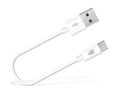 Meizu Pro 5 - Sync Data and Charging cable Usb A - Usb C White 20 cm