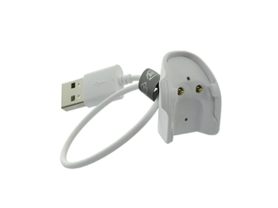 Samsung SM-R375 Galaxy Fit e - Usb-A Cable with charging base White **Bulk**