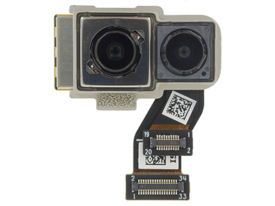 Asus ZenFone 5 Vers. ZE620KL - Modulo Doppia Camera Posteriore 12+8MP