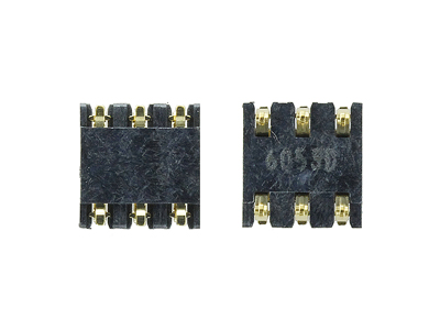 Huawei Honor 8 - Card Socket,Spring Contact,6P, 1.6x0.4mm