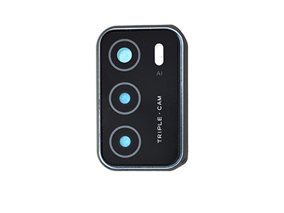Oppo A16 - Cover Camera + Vetrino Pearl Blue