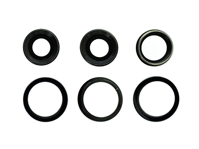 Apple iPhone 11 Pro Max - Cover Camera + Lens Black Full Kit 3 Cameras