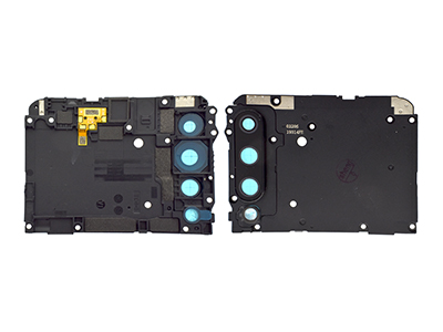 Xiaomi Mi A3 - Cover Camera + Vetrino + Rear Cover Black