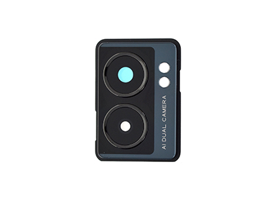 Oppo A77 5G - Cover Camera + Vetrino Black