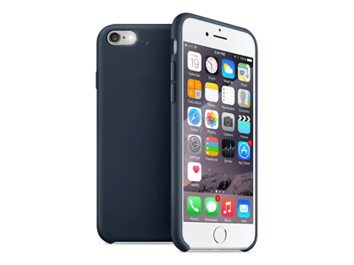 Apple iPhone 6 - Cover gommata serie Liquid Case Colore dark blu
