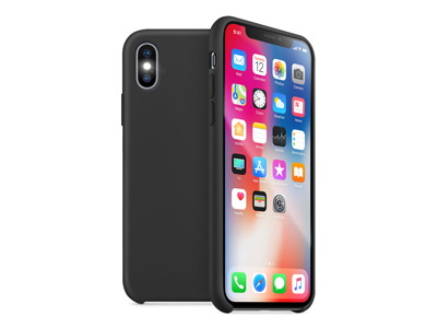 Apple iPhone X - Liquid Silicone Case Black
