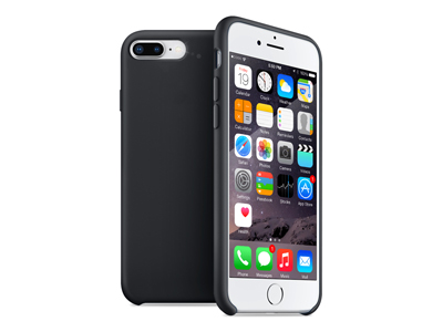 Apple iPhone 7 Plus - Liquid Silicone Case Black