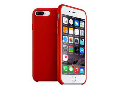 Apple iPhone 7 Plus - Liquid Silicone Case Red