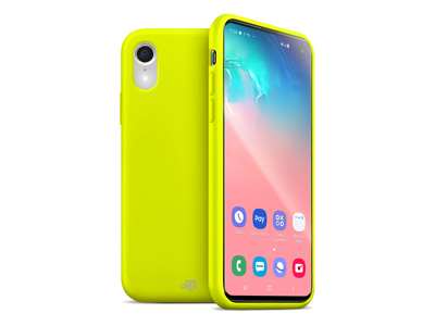 Apple iPhone Xr - Fluo series rubber case Yellow