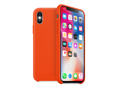 Apple iPhone Xs - Liquid Silicone Case Coral