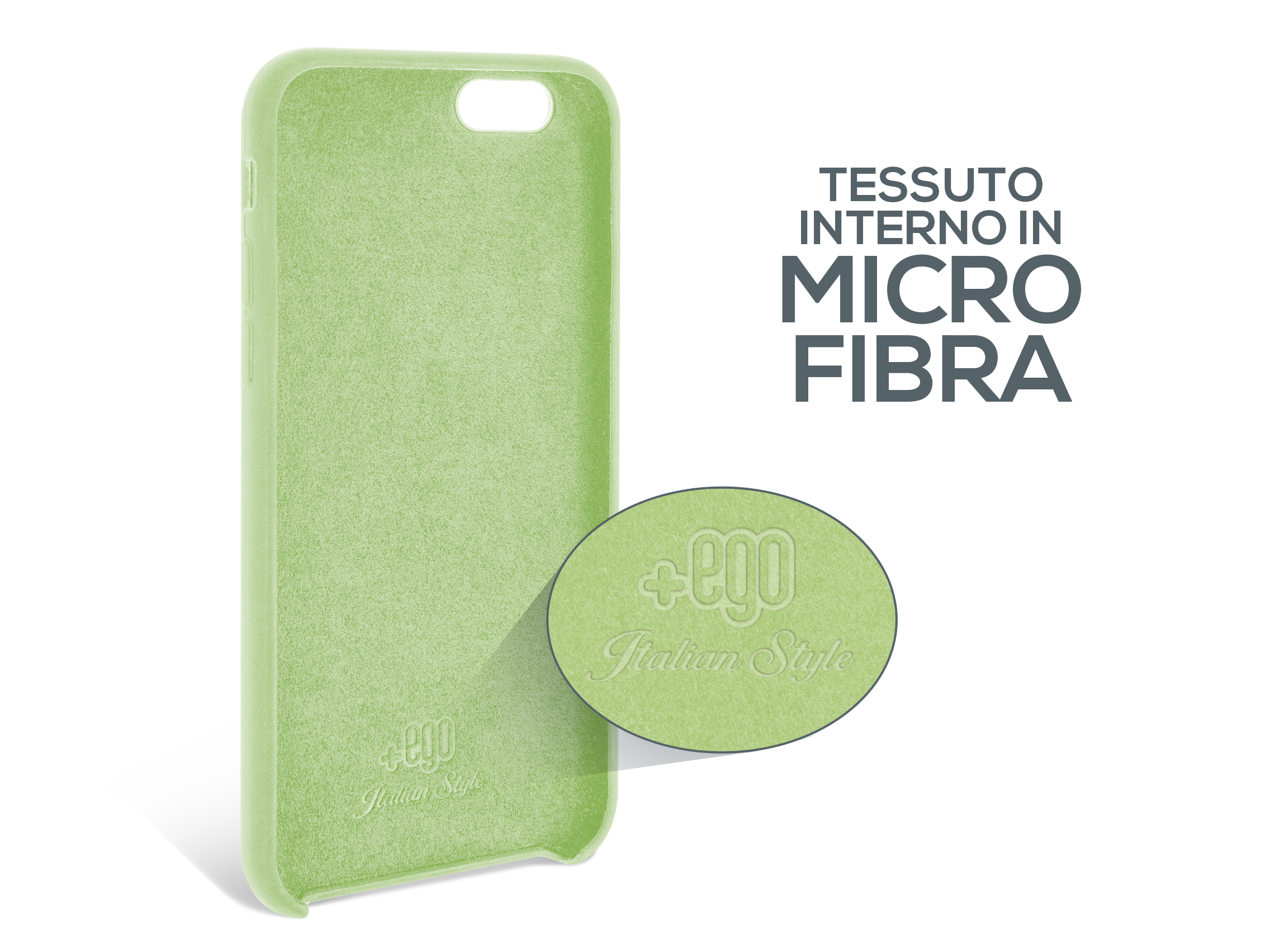 Apple iPhone 7 - Cover gommata serie Liquid Case Colore Verde