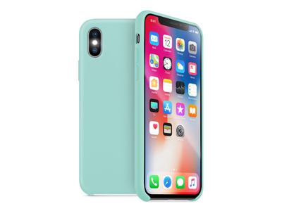 Apple iPhone X - Liquid Silicone Case Light Blue
