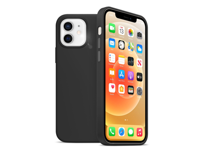 Apple iPhone 12 mini - Liquid Silicone Case Black