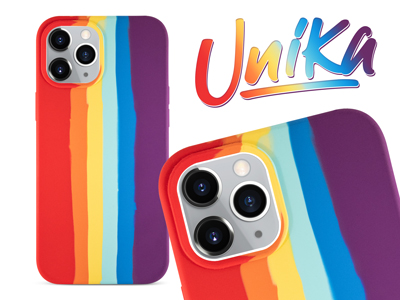 Apple iPhone 11 Pro Max - Cover gommata Liquid Case serie Unika