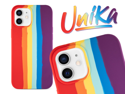 Apple iPhone 12 mini - Cover gommata Liquid Case serie Unika