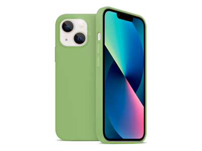 Apple iPhone 13 Mini - Cover gommata serie Liquid Case Colore Verde