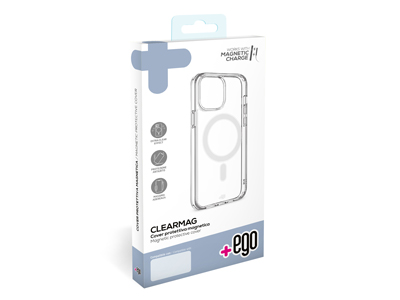 Apple iPhone 12 - Magnetic TPU Case Transparent CLEAR MAG
