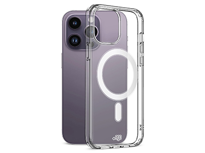 Apple iPhone 14 Pro - Magnetic TPU Case Transparent CLEAR MAG