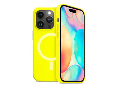 Apple iPhone 14 Pro Max - Neon series rubber case Yellow
