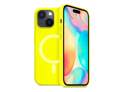 Apple iPhone 14 Plus - Neon series rubber case Yellow