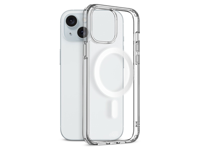 Apple iPhone 15 - Magnetic TPU Case Transparent CLEAR MAG