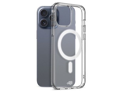 Apple iPhone 15 Pro - Magnetic TPU Case Transparent CLEAR MAG