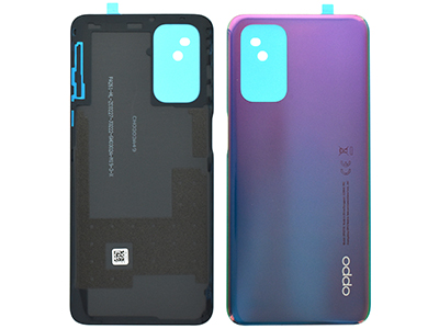 Oppo A54 5G - Cover Batteria + Adesivi Fantastic Purple