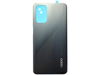 Oppo A74 5G - Back Cover + Adhesives Fluid Black