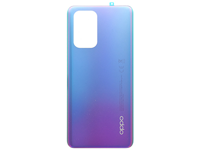 Oppo A94 5G - Cover Batteria + Adesivi Cosmo Blue