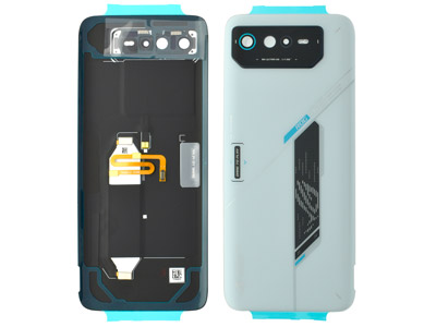 Asus ROG Phone 6 AI2201 - Cover Batteria + Vetrino Camera + Adesivi Storm White