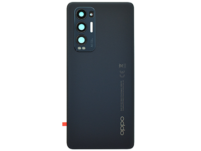 Oppo Find X3 Neo - Cover Batteria + Vetrino Camera + Adesivi Starlight Black