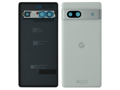 Google Pixel 7a - Back Cover + Camera Lens + Adhesives White
