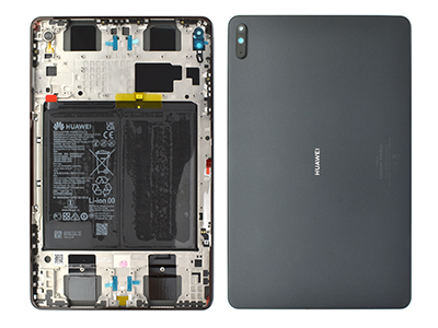 Huawei MatePad 11 - Cover batteria + Vetrino Camera + Batteria + Tasti Laterali  Matte Grey