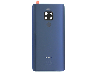 Huawei Mate 20 - Back Cover + Camera Lens + Fingerprint Reader Blue