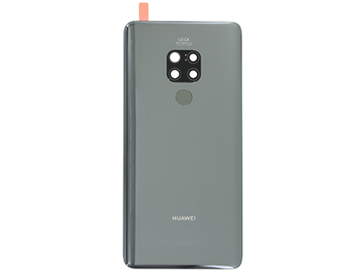 Huawei Mate 20 - Back Cover + Camera Lens + Fingerprint Reader Black