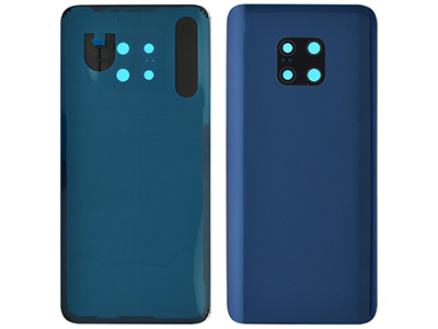 Huawei Mate 20 Pro - Back Cover + Camera Lens + Adhesive Blue