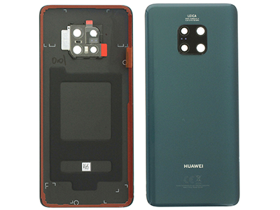 Huawei Mate 20 Pro - Cover batteria + Vetrino Camera Verde