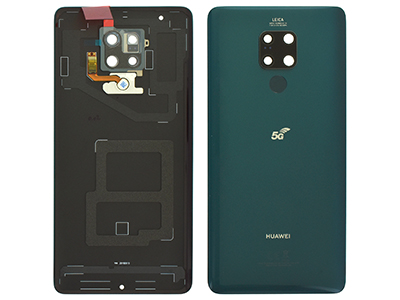 Huawei Mate 20X 5G - Cover batteria + Vetrino Camera + Lettore Impronta Verde