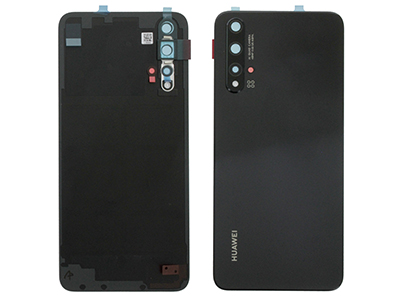 Huawei Nova 5T - Back Cover + Camera Lens Black