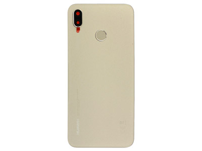Huawei P20 Lite - Back Cover + Camera Lens + Fingerprint Reader Gold