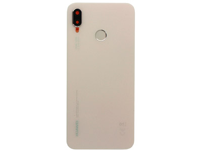 Huawei P20 Lite Dual Sim - Back Cover + Camera Lens + Fingerprint Reader Pink