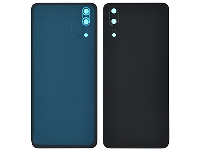 Huawei P20 - Cover batteria + Vetrino Camera + Adesivo Black