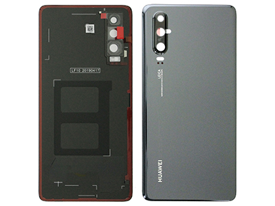 Huawei P30 - Back Cover + Camera Lens Black