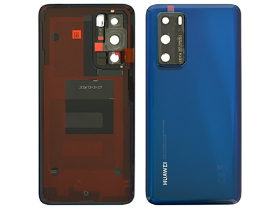 Huawei P40 - Back Cover + Camera Lens Blue