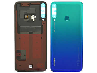 Huawei P40 Lite E - Back Cover + Fingerprint Reader Aurora Blue