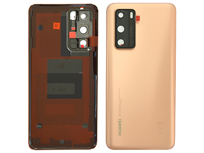 Huawei P40 - Back Cover + Camera Lens Gold